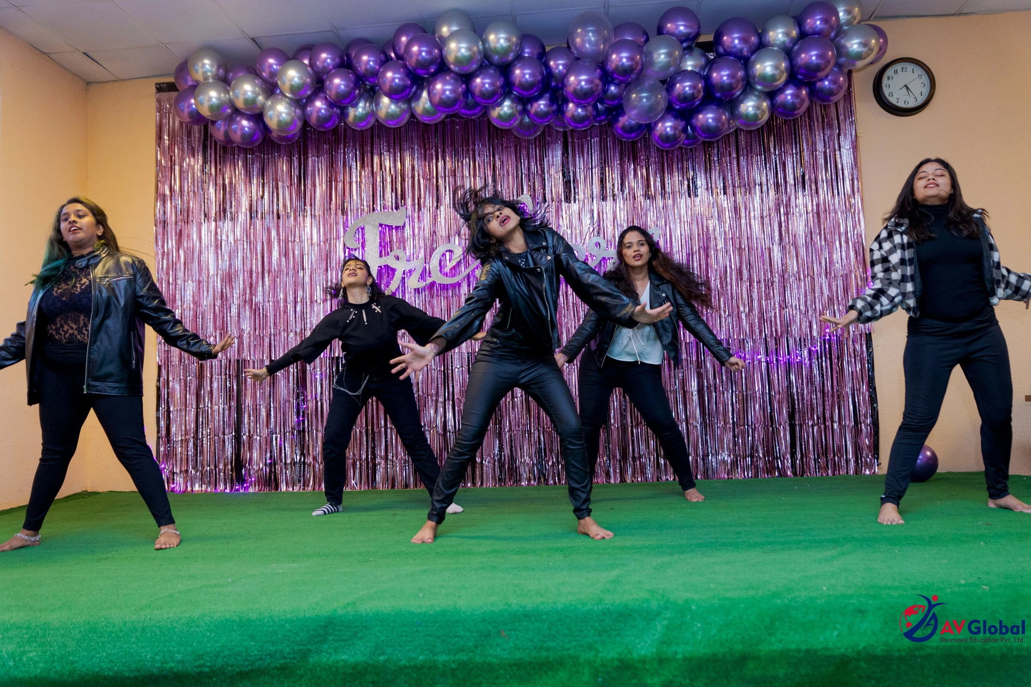 Cultural dance event for Indian students at DTMU Georgia